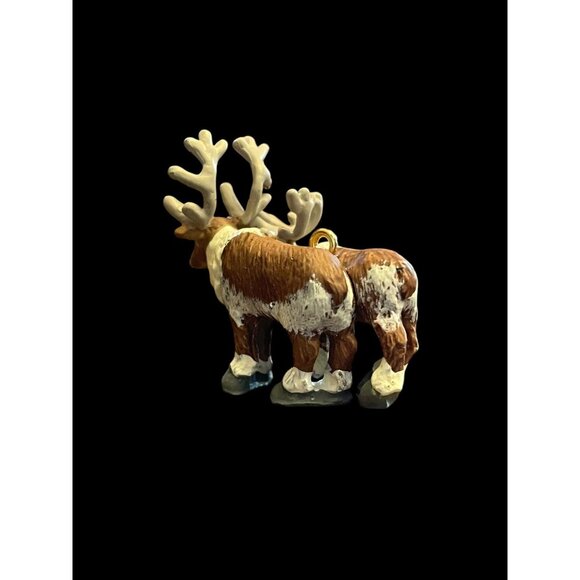 1999 Hallmark Keepsake Christmas Ornament Trusty Reindeer Noah's Ark Miniature - Picture 2 of 6